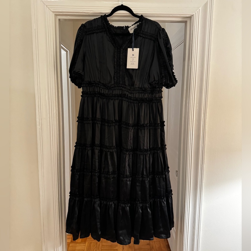 JessaKae Black Midi Dress